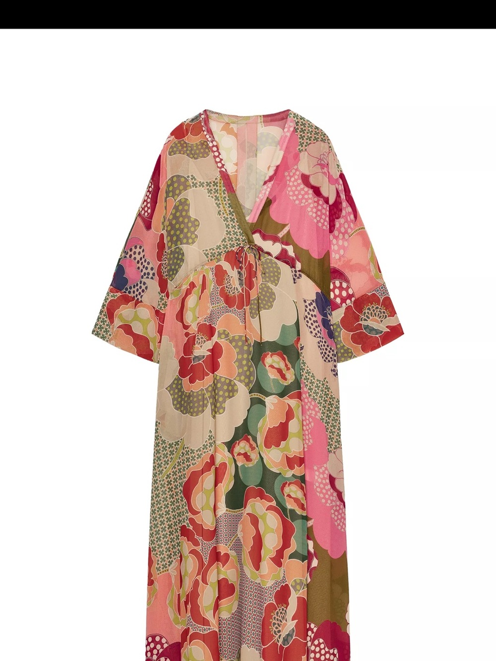 Zara Vibrant Floral Maxi Dress